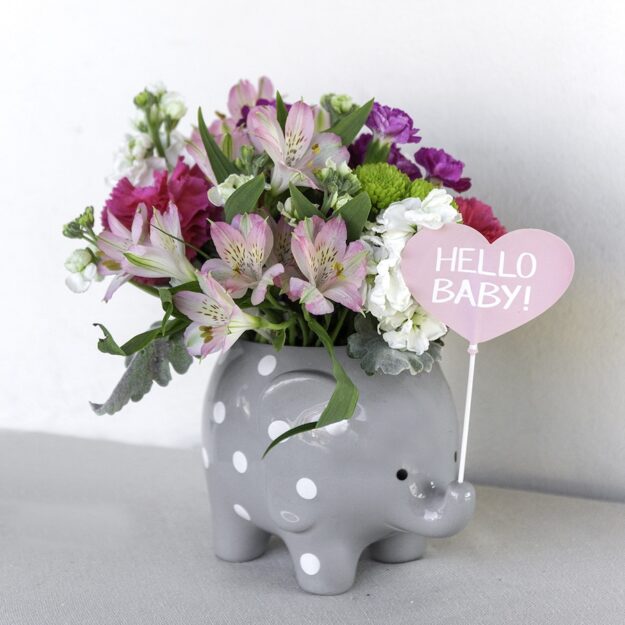 Baby Girl Elephant Bouquet