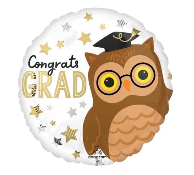 Congrats Grad Owl Mylar