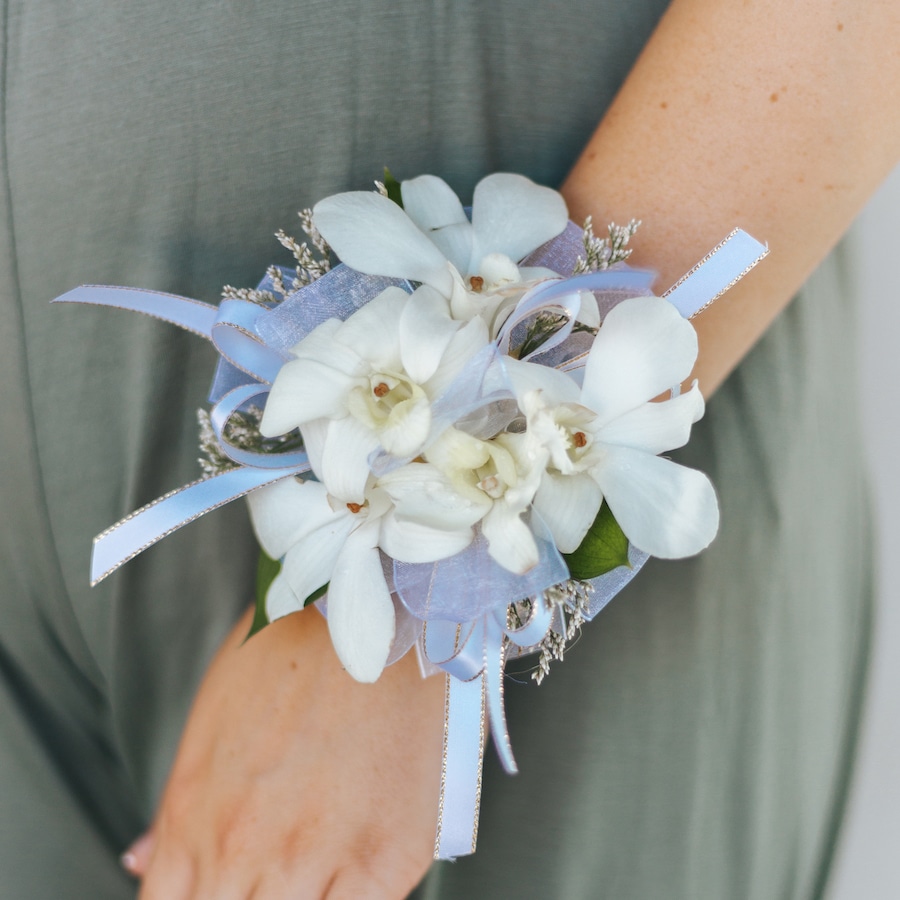 Dendrobium Orchid Corsage (Wristlet) in San Diego, CA