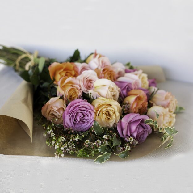 Two Dozen Red Rose Wrap - Four Seasons Flowers - Flower Delivery in San ...