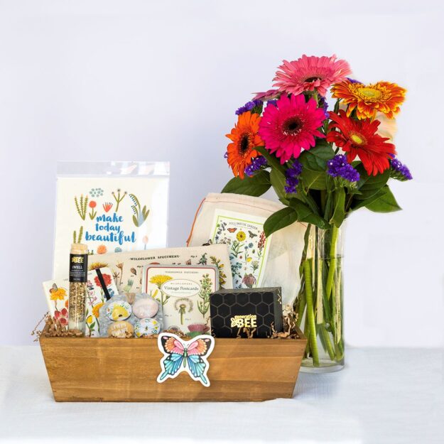 Flower Garden Gift Collection & Gerbera Daisy Bouquet