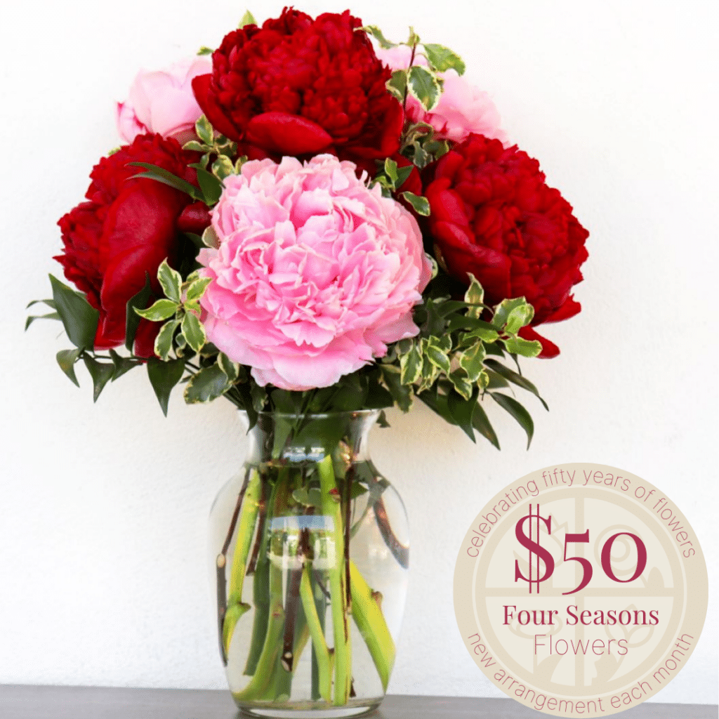 Fresh Peonies San Diego Delivery Four Seasons Flowers