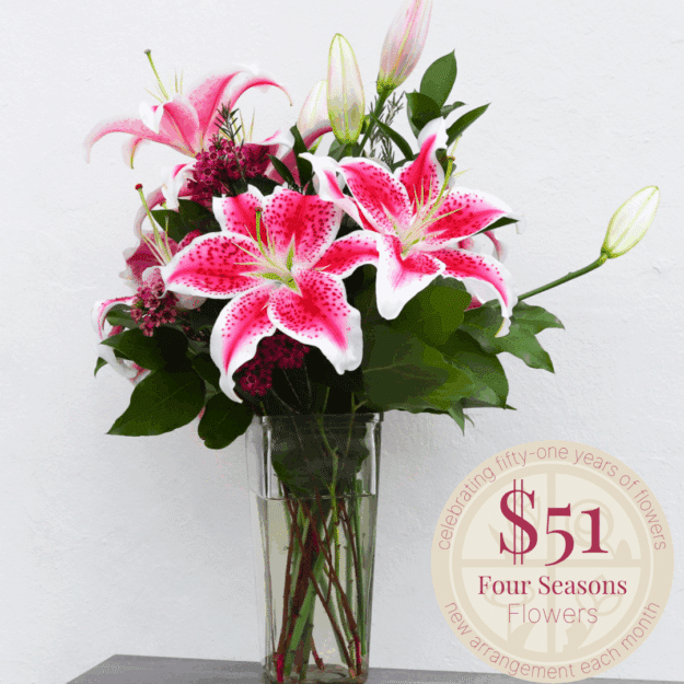 Fragrant Stargazer Lilies