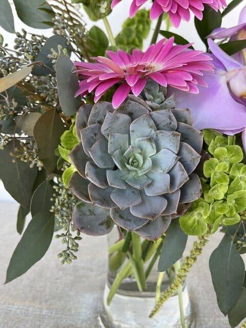 Succulents and Orchids Bouquet - Image 5