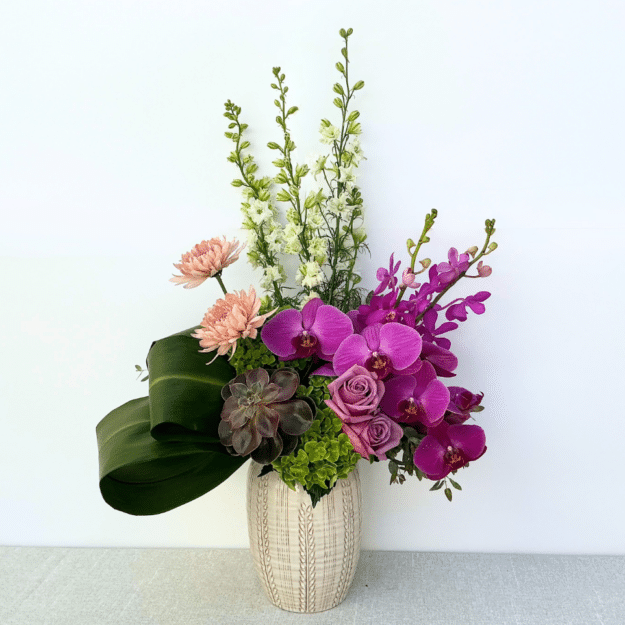 Succulents and Orchids Bouquet
