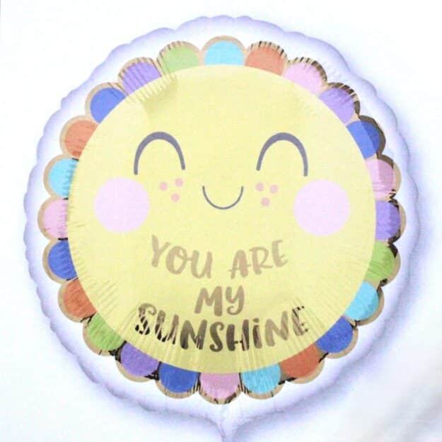 You Are My Sunshine Mylar