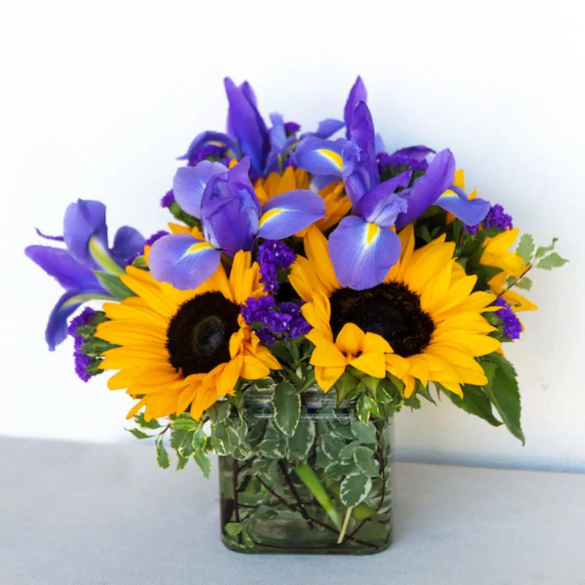 Get well flowers hand delivered to a hospital patient in San Diego by Four Seasons Flowers