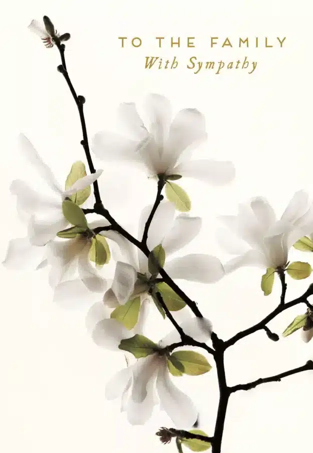 To the Family With Sympathy